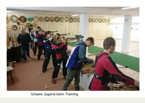 Unsere Jugend beim Training