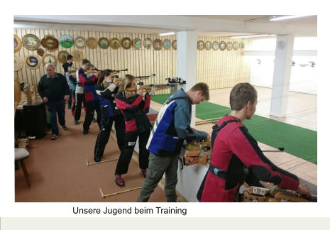 Unsere Jugend beim Training